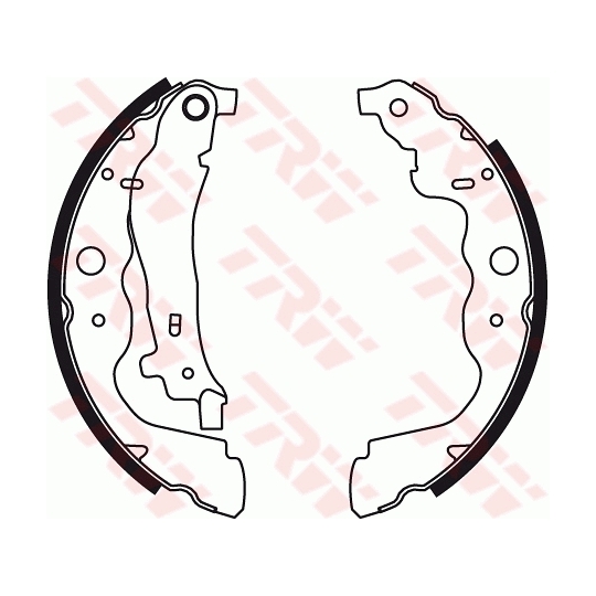 GS8780 - Brake Shoe Set 