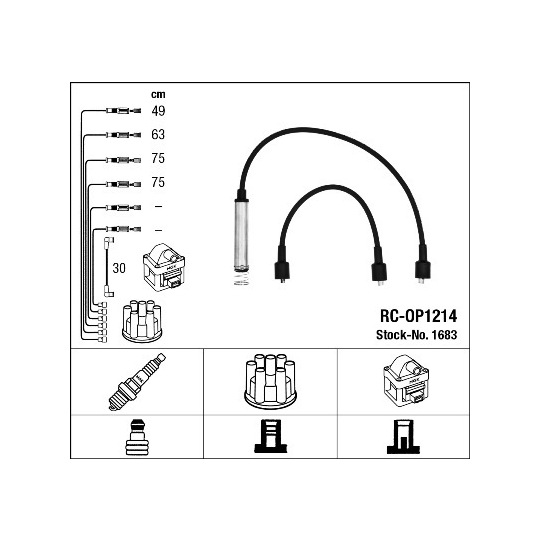 1683 - Ignition Cable Kit 