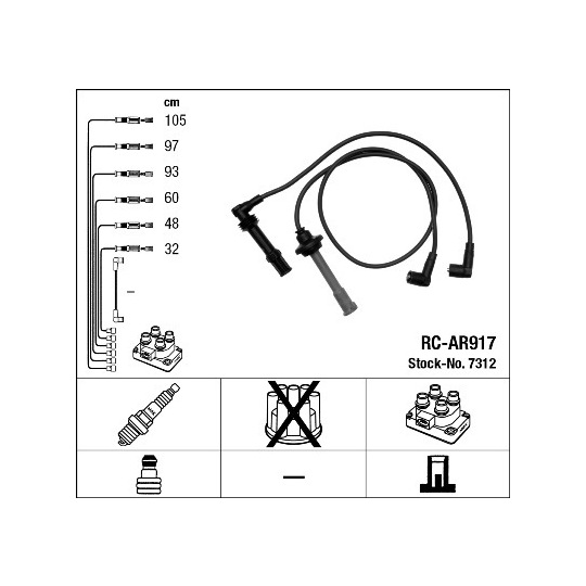 7312 - Ignition Cable Kit 