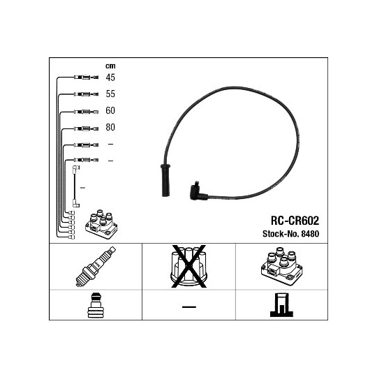 8480 - Ignition Cable Kit 