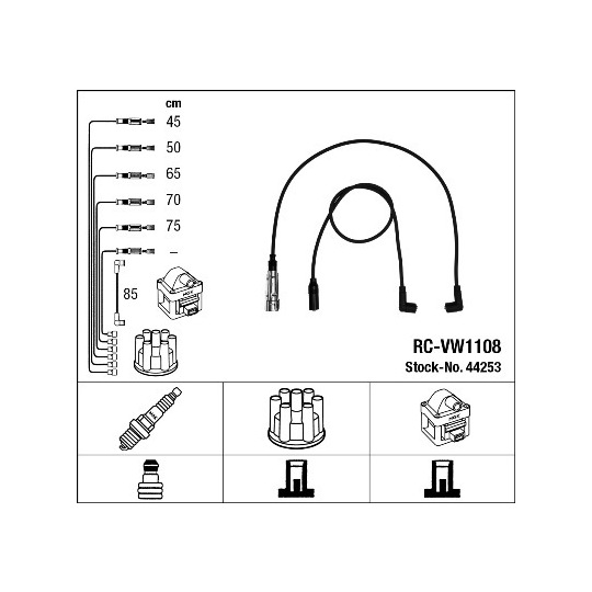 44253 - Tändkabelsats 