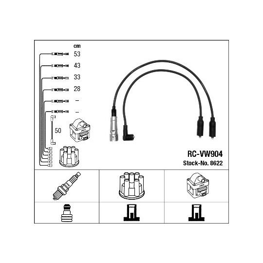 8622 - Ignition Cable Kit 