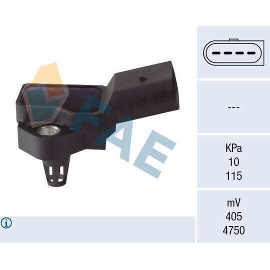 15061 - Sensor, intake manifold pressure 