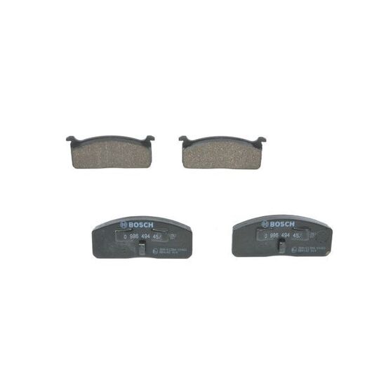 0 986 494 457 - Brake Pad Set, disc brake 