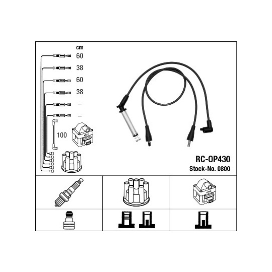 0800 - Ignition Cable Kit 