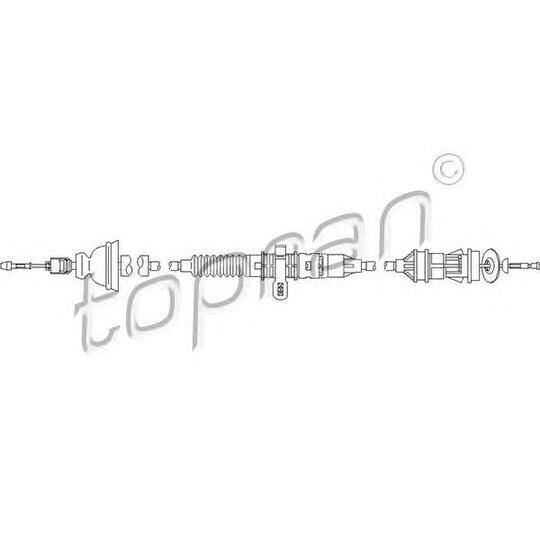 722 118 - Clutch Cable 