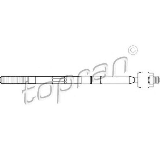 301 388 - Steering side rod (without end) 