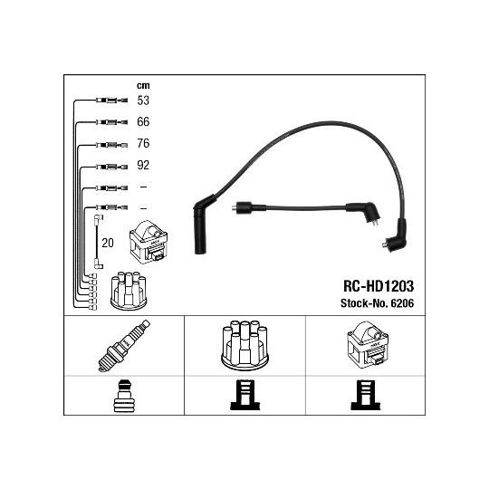 6206 - Ignition Cable Kit 