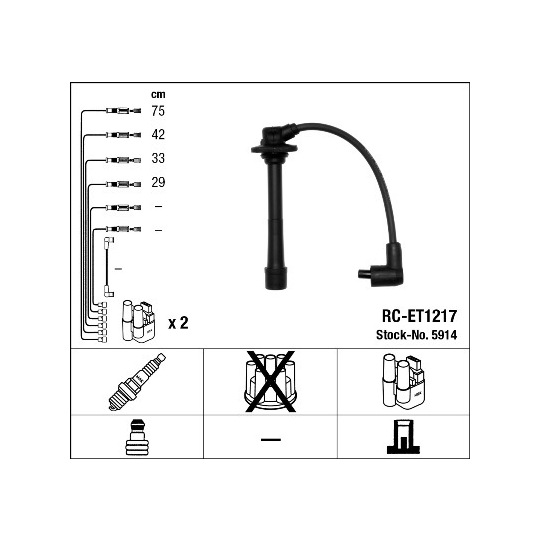 5914 - Ignition Cable Kit 