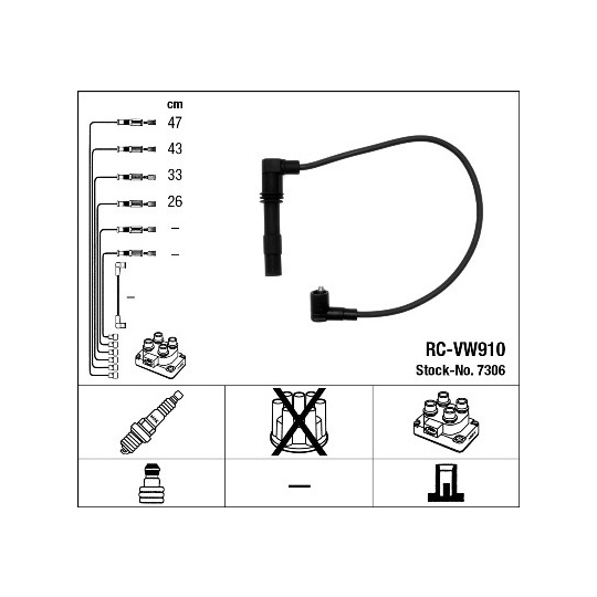 7306 - Ignition Cable Kit 