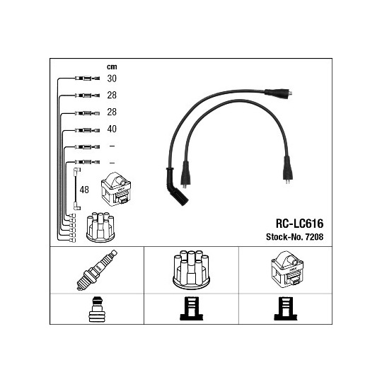 7208 - Ignition Cable Kit 
