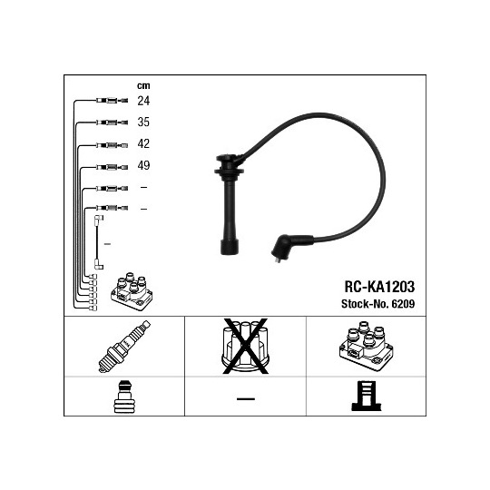 6209 - Ignition Cable Kit 