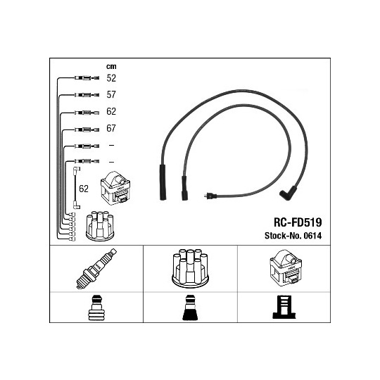 0614 - Ignition Cable Kit 