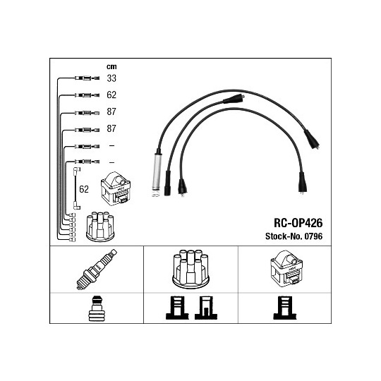 0796 - Ignition Cable Kit 