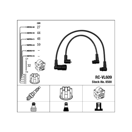 8500 - Ignition Cable Kit 
