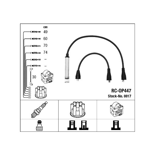 0817 - Ignition Cable Kit 