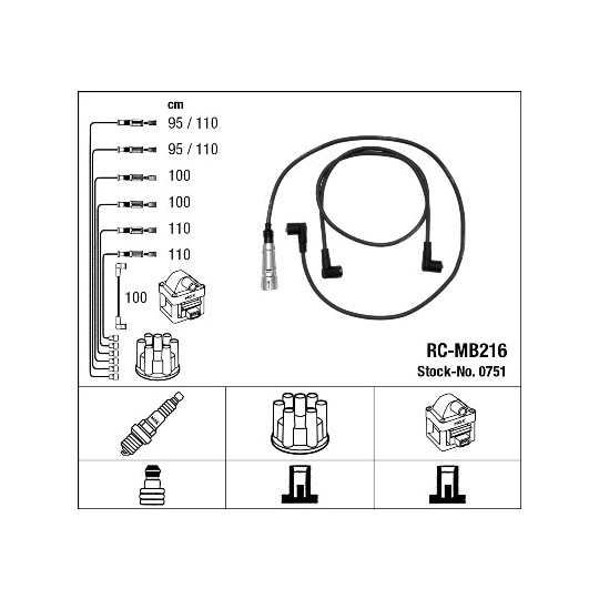 0751 - Ignition Cable Kit 