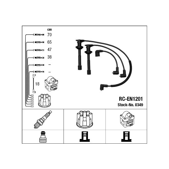 0349 - Ignition Cable Kit 