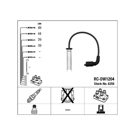 6258 - Ignition Cable Kit 