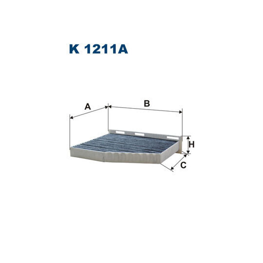 K 1211A - Filter, interior air 