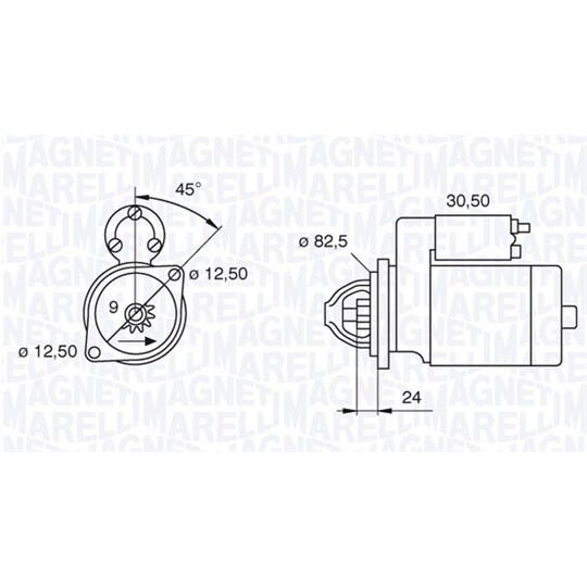 063521090120 - Startmotor 