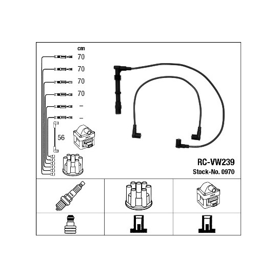 0970 - Ignition Cable Kit 