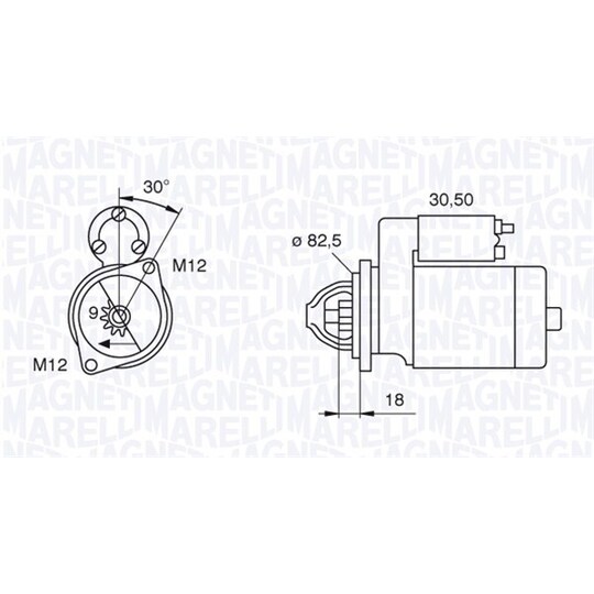 063521101060 - Startmotor 