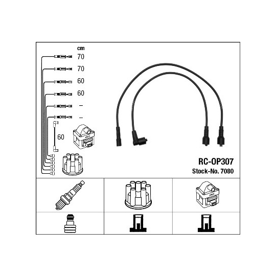 7080 - Ignition Cable Kit 