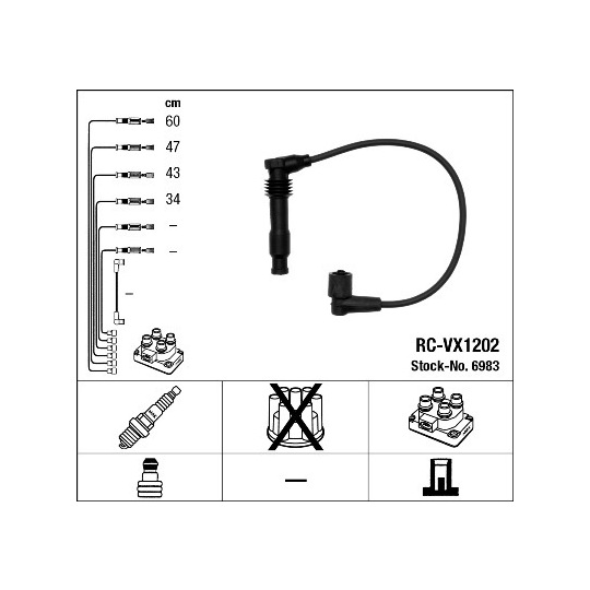 6983 - Tändkabelsats 