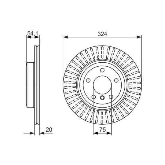 0 986 479 731 - Brake Disc 