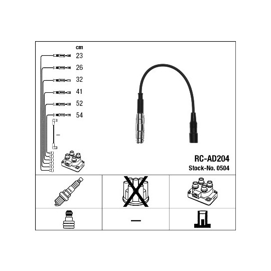0504 - Ignition Cable Kit 