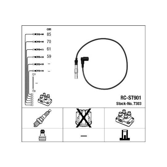 7303 - Ignition Cable Kit 