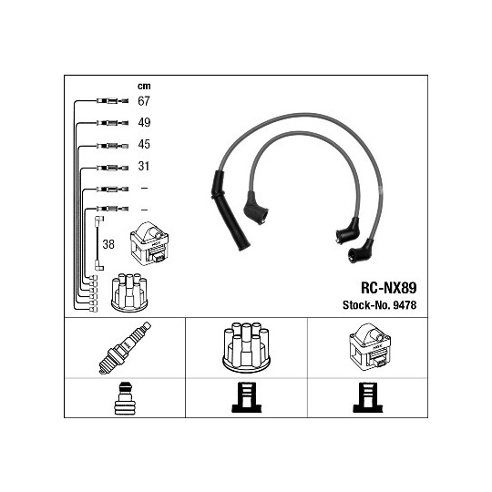 9478 - Ignition Cable Kit 