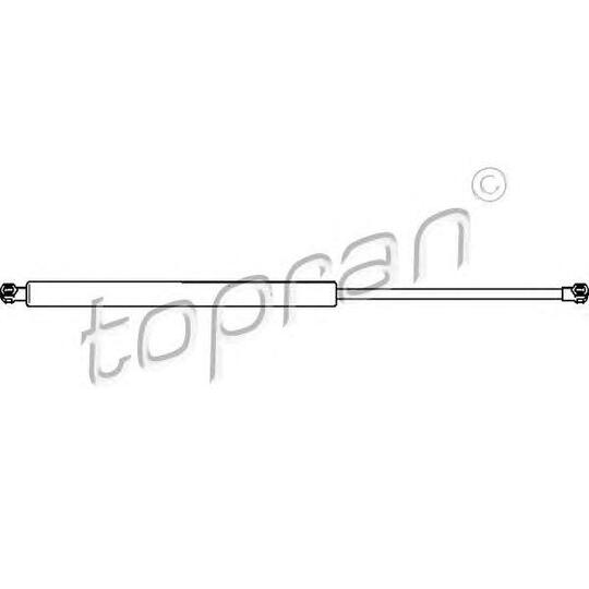 721 281 - Boot lid gas spring 