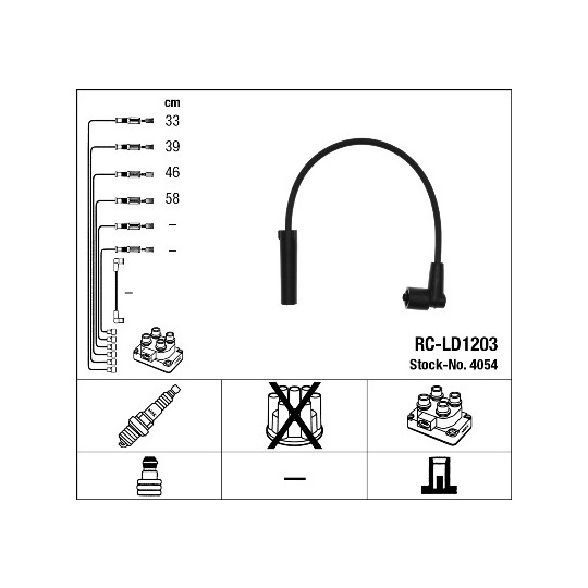 4054 - Ignition Cable Kit 