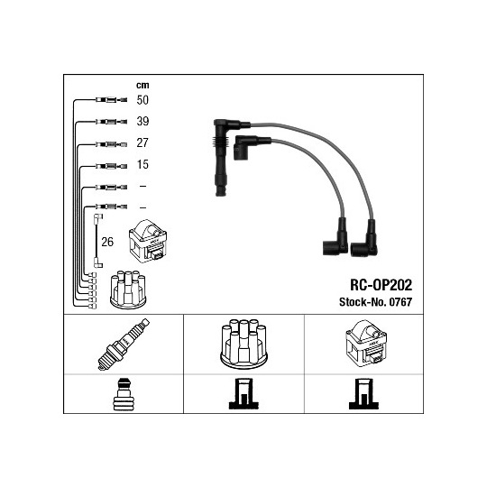 0767 - Ignition Cable Kit 