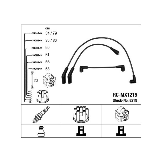 6218 - Tändkabelsats 