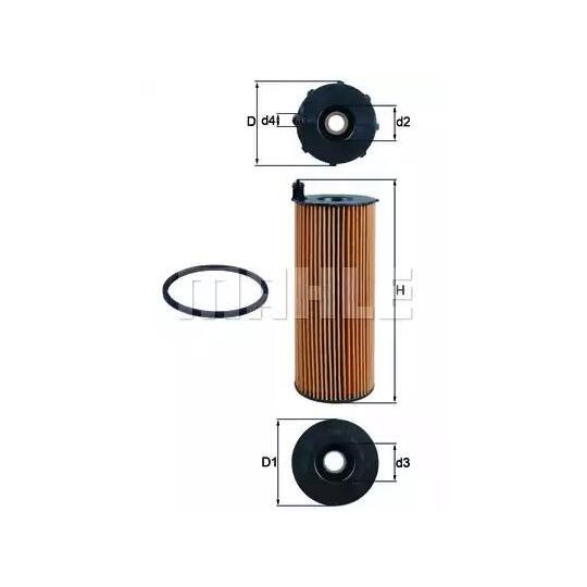 OX196/1D OEKO - Oil filter 