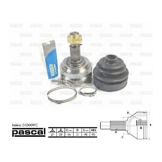 G1D009PC - Driveshaft joint, outer 