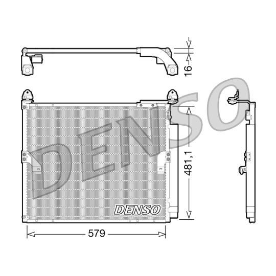 DCN50019 - Condenser, air conditioning 