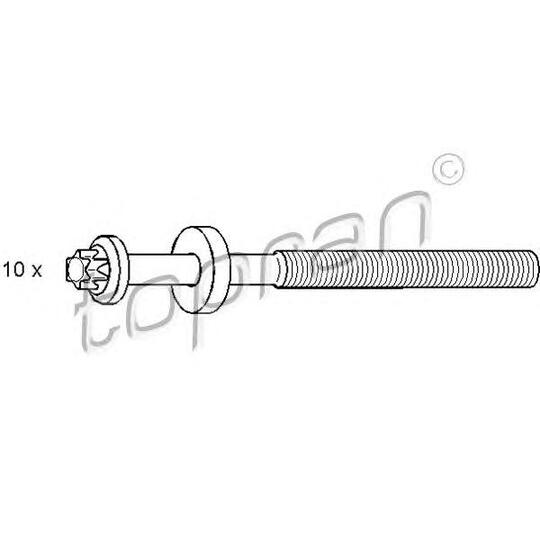 500 369 - Cylinder head bolt 