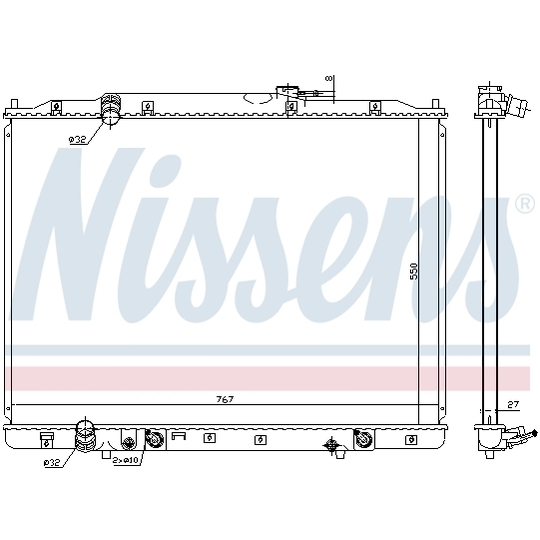 68151 - Radiator, engine cooling 