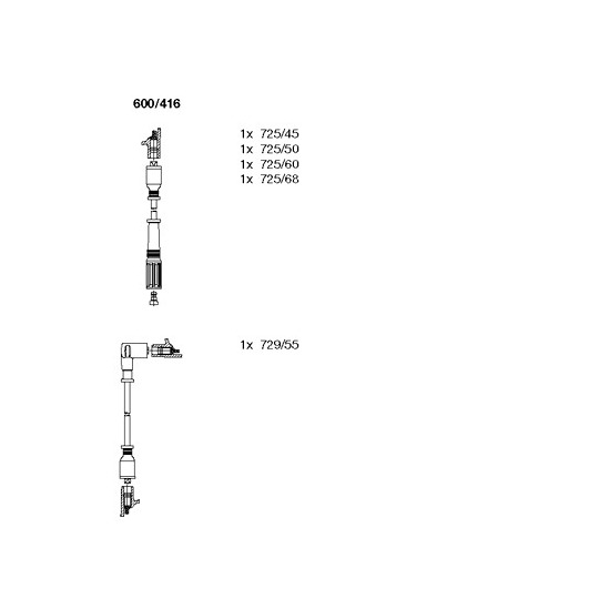 600416 - Ignition Cable Kit 