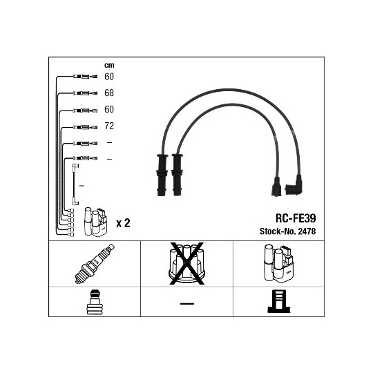 2478 - Ignition Cable Kit 