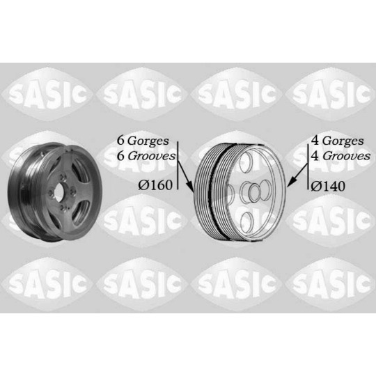 2156037 - Belt Pulley, crankshaft 