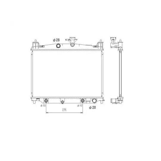  53750 - Radiaator, mootorijahutus 