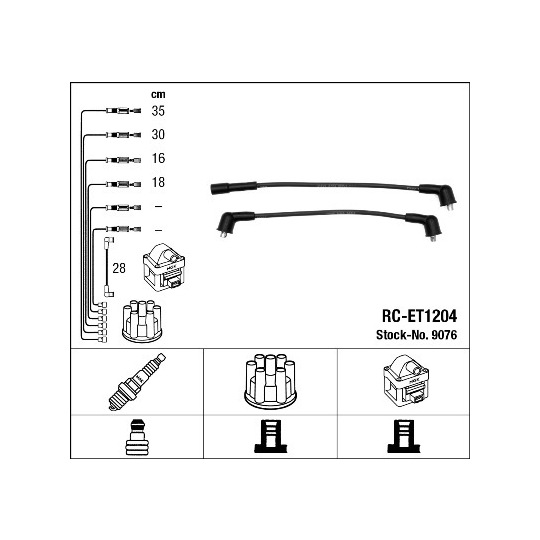 9076 - Ignition Cable Kit 