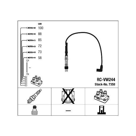 7358 - Ignition Cable Kit 