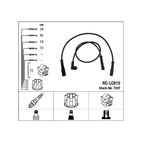7207 - Ignition Cable Kit 
