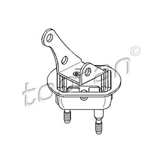 722 004 - Suspension beam silentblock 